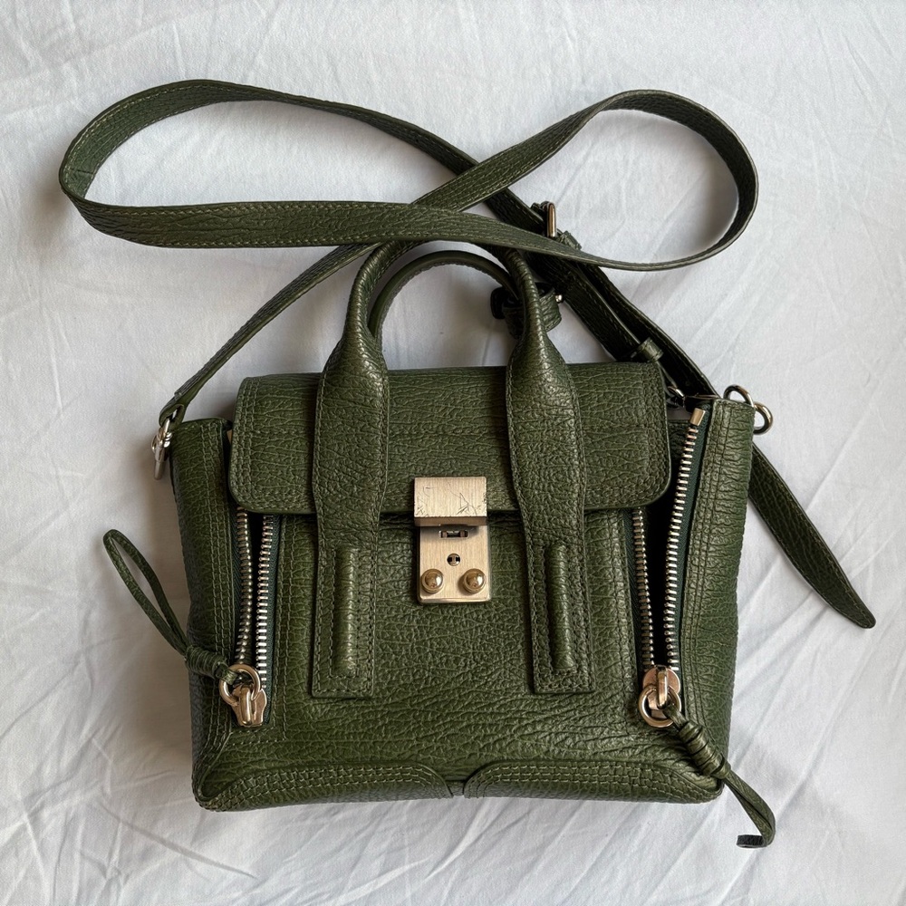 3.1 Phillip Lim Pashil Mini Satchel Crossbody Green